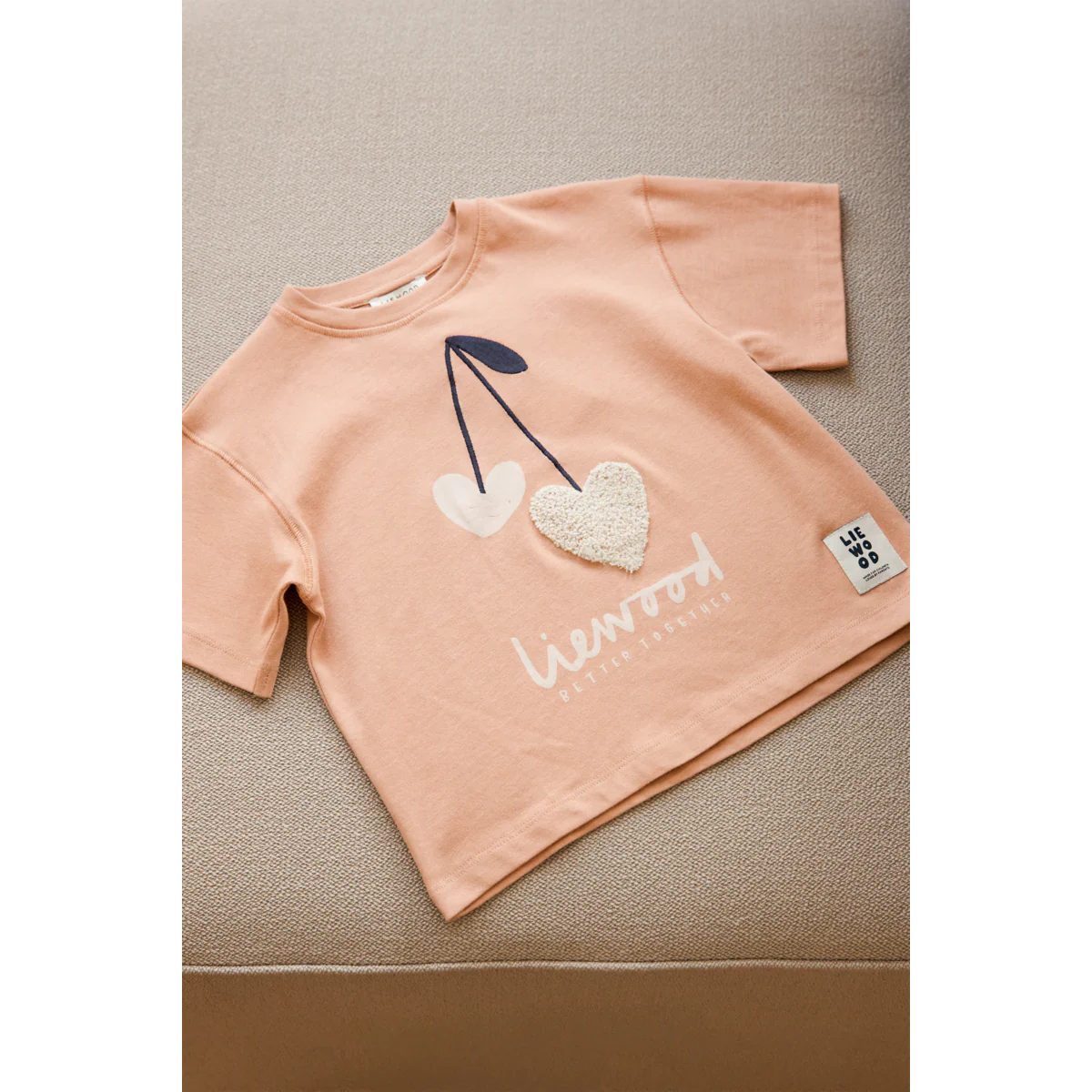 Tyler short-sleeve T-shirt - Sweethearts / Pale tuscany - Image 4