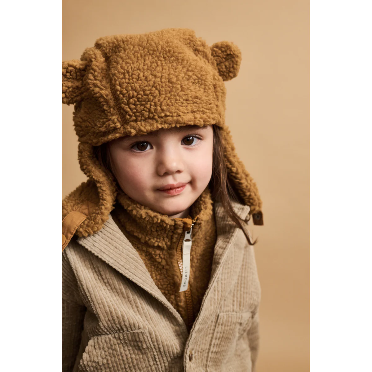 VILO Pile Neck warmer - Golden caramel - Image 3