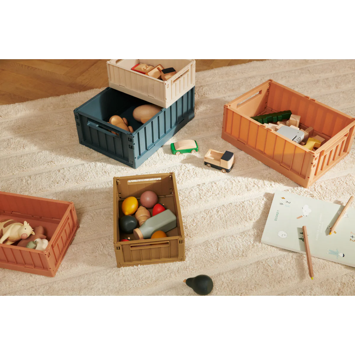 Weston Large Storage Box - Whale blue - Image 6