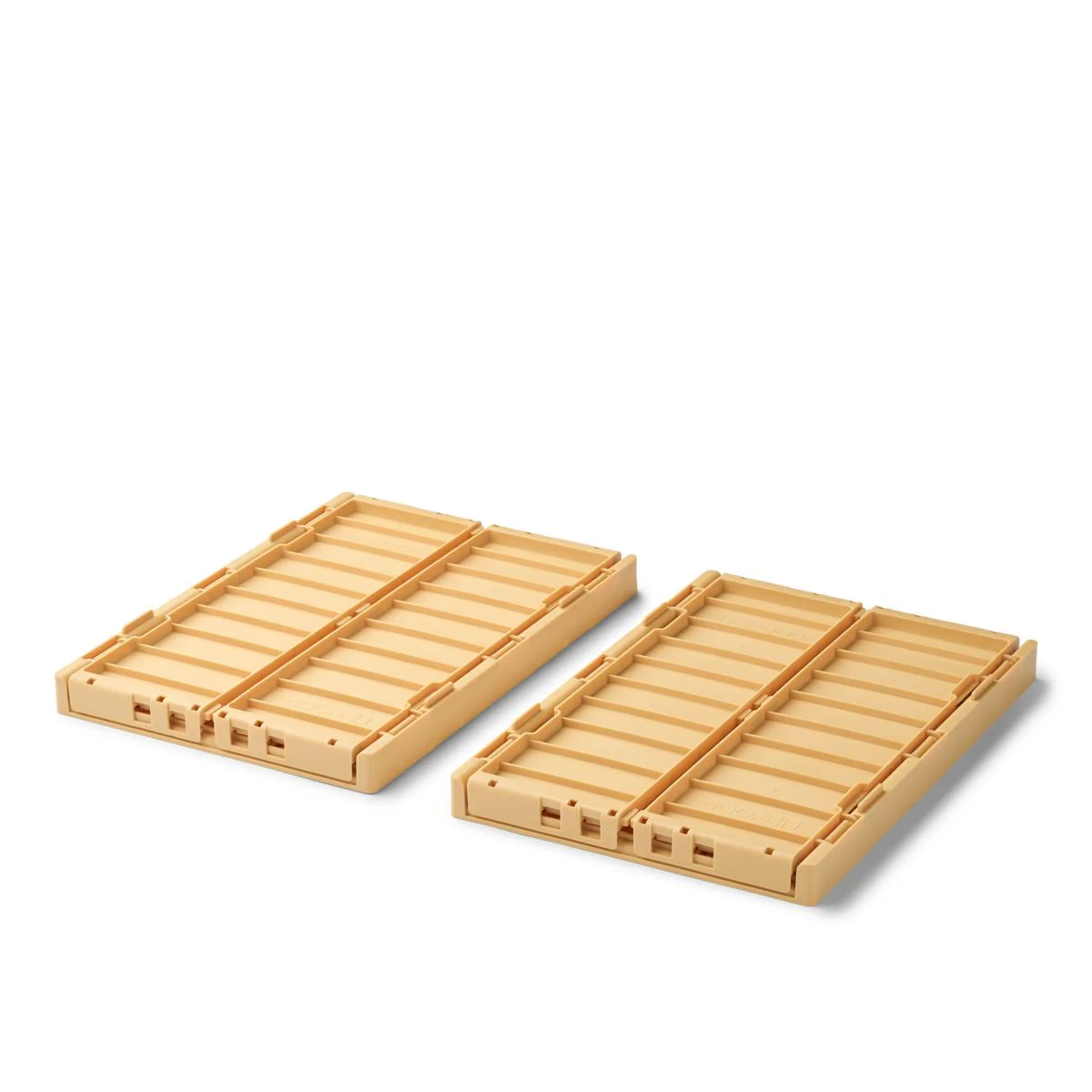 WESTON Medium Storage Box 2-Pack - Lemon yellow - Image 2