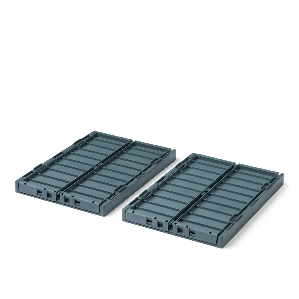 WESTON Medium Storage Box 2-Pack - Whale blue - Image 4