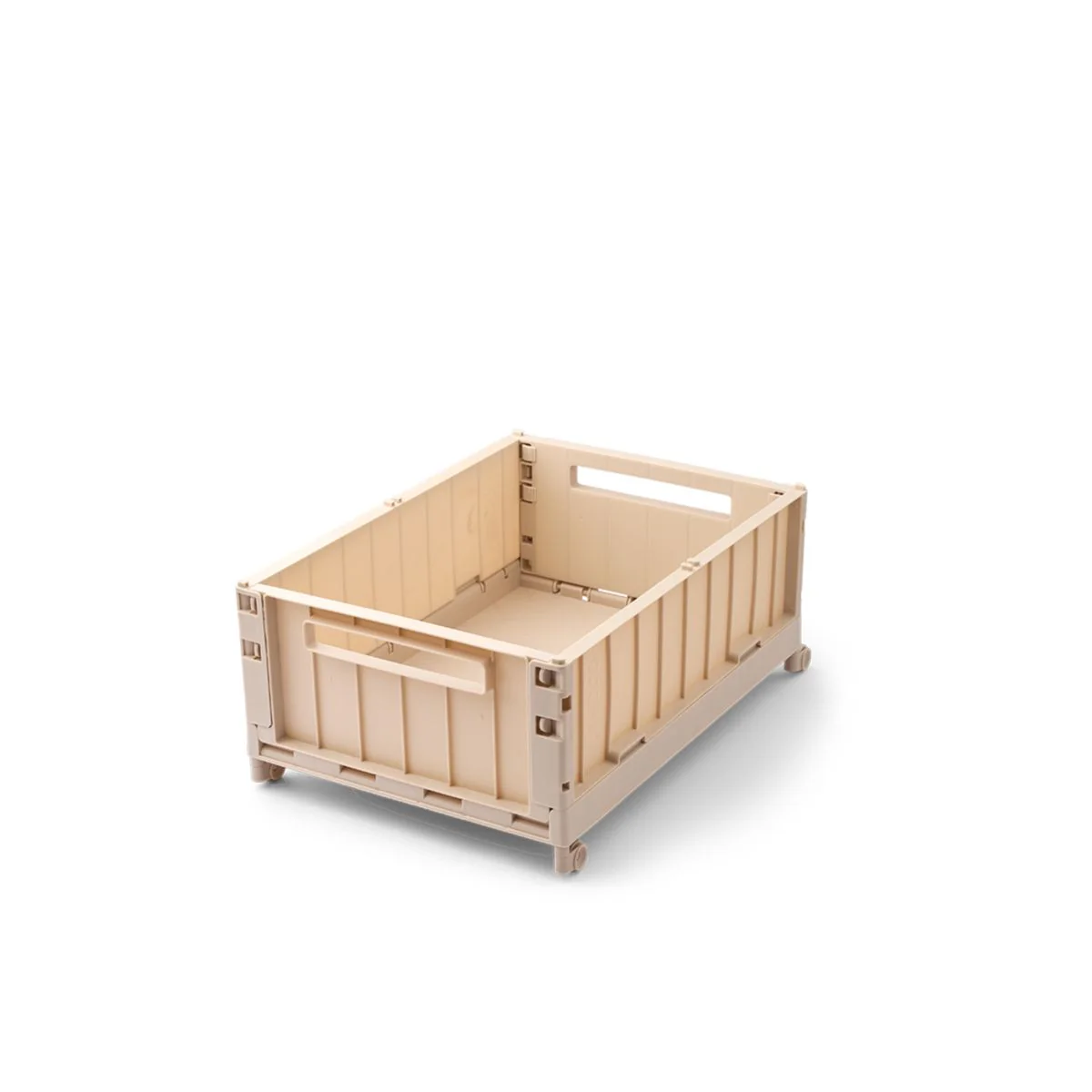 Weston Medium Storage Box With Wheels - Sandy
