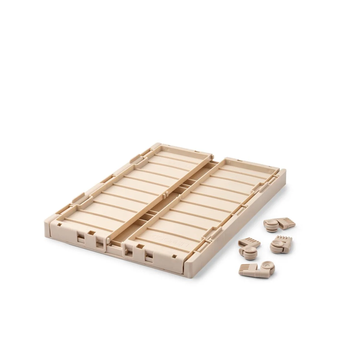 Weston Medium Storage Box With Wheels - Sandy - Image 2