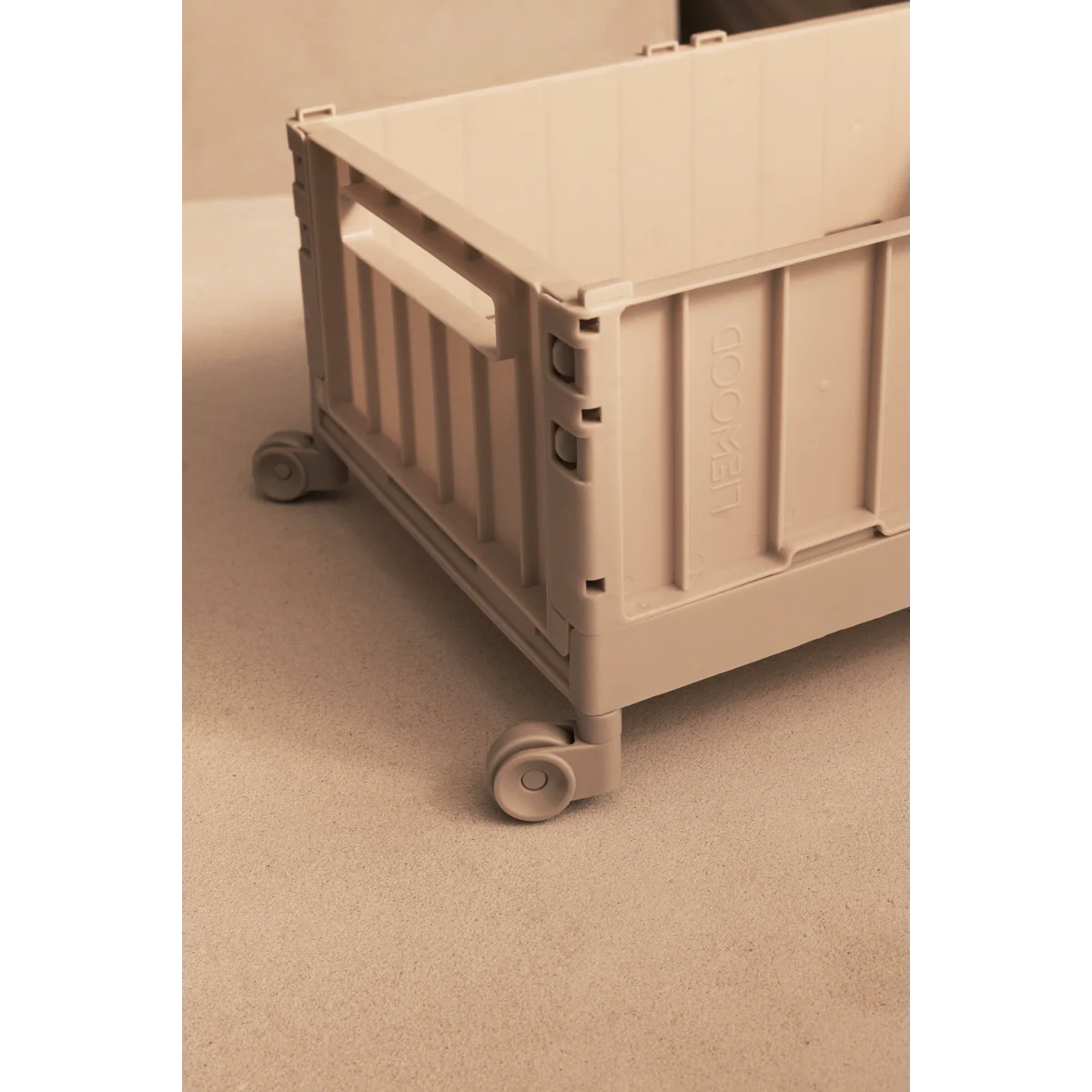Weston Medium Storage Box With Wheels - Sandy - Image 4