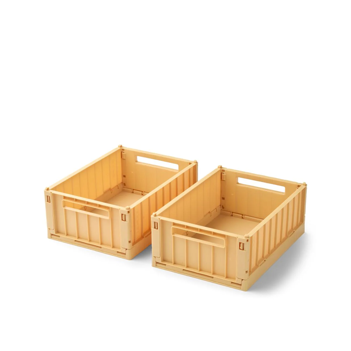 WESTON Small Storage Box 2-Pack - Lemon yellow