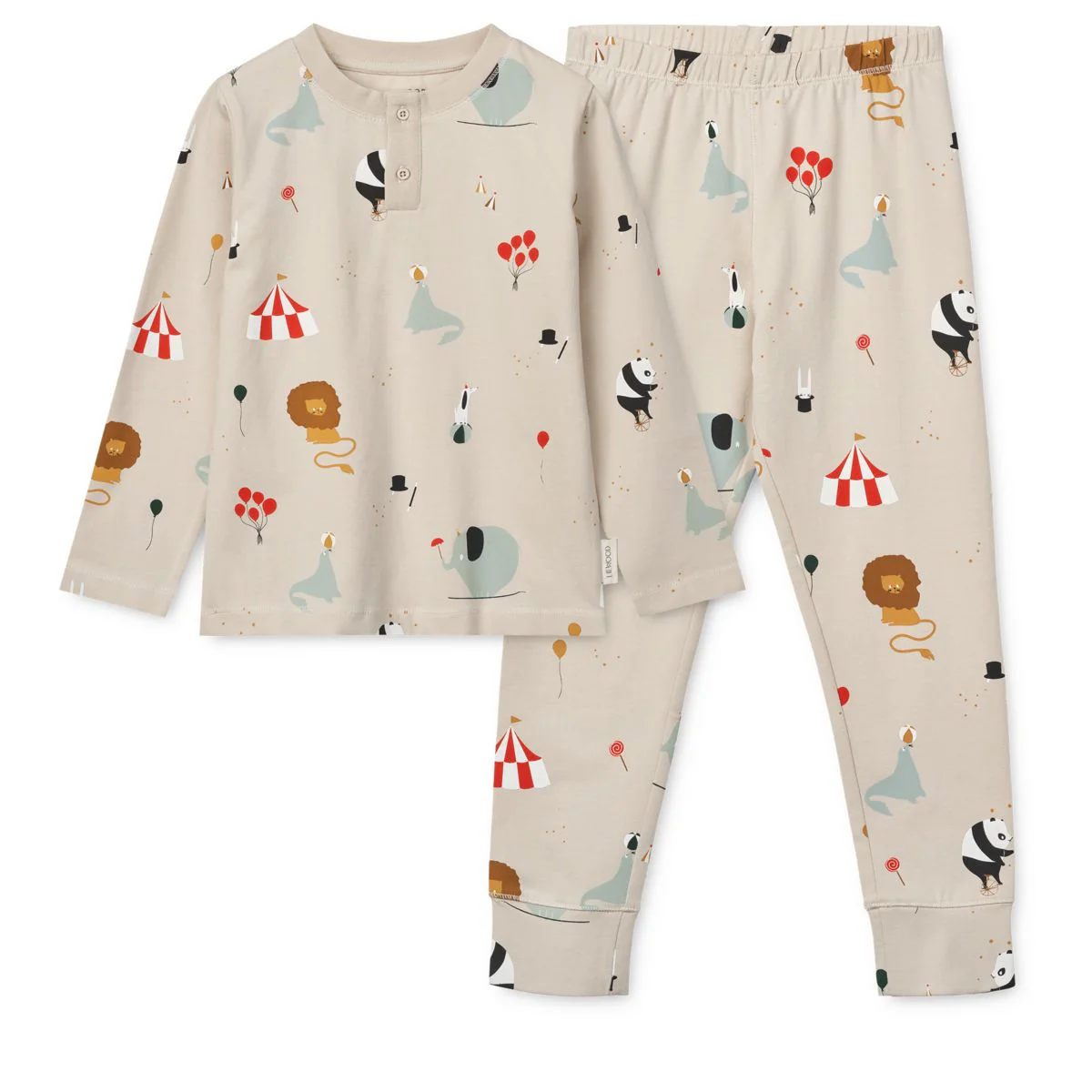 Wilhelm Printed Pyjama Set - Circus / Sandy