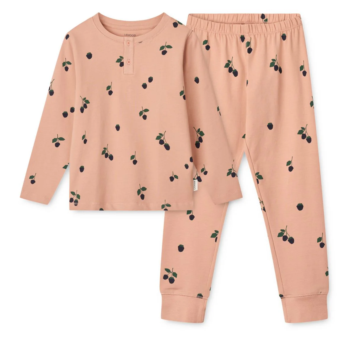 Wilhelm Printed Pyjama Set - Mini Berry / Pale tuscany