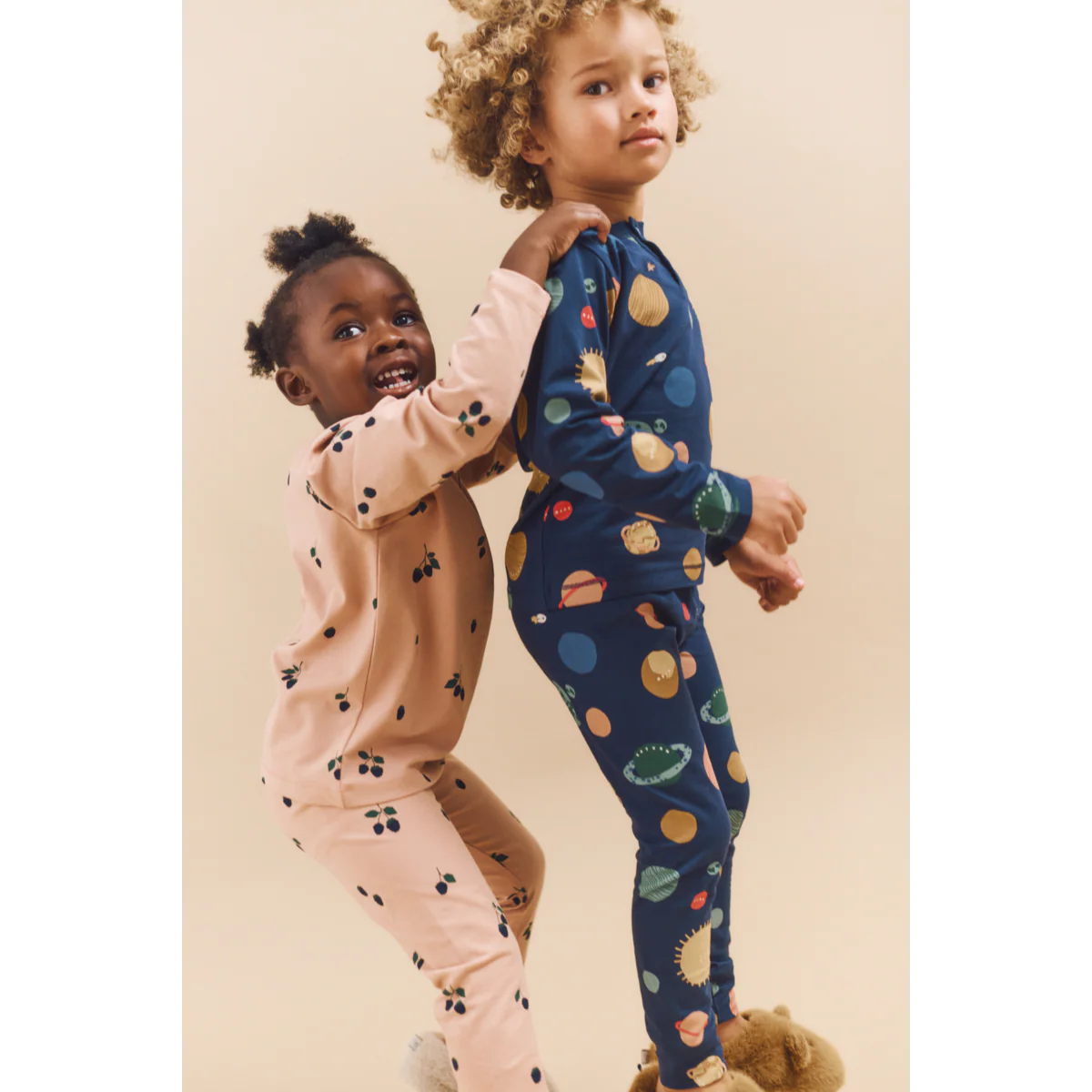 Wilhelm Printed Pyjama Set - Mini Berry / Pale tuscany - Image 5