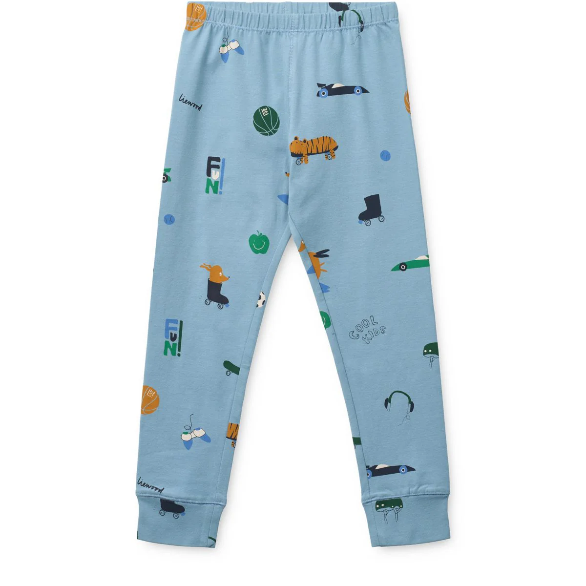 Wilhelm Printed Pyjamas Set - Dog / fun / beach blue / mix - Image 3