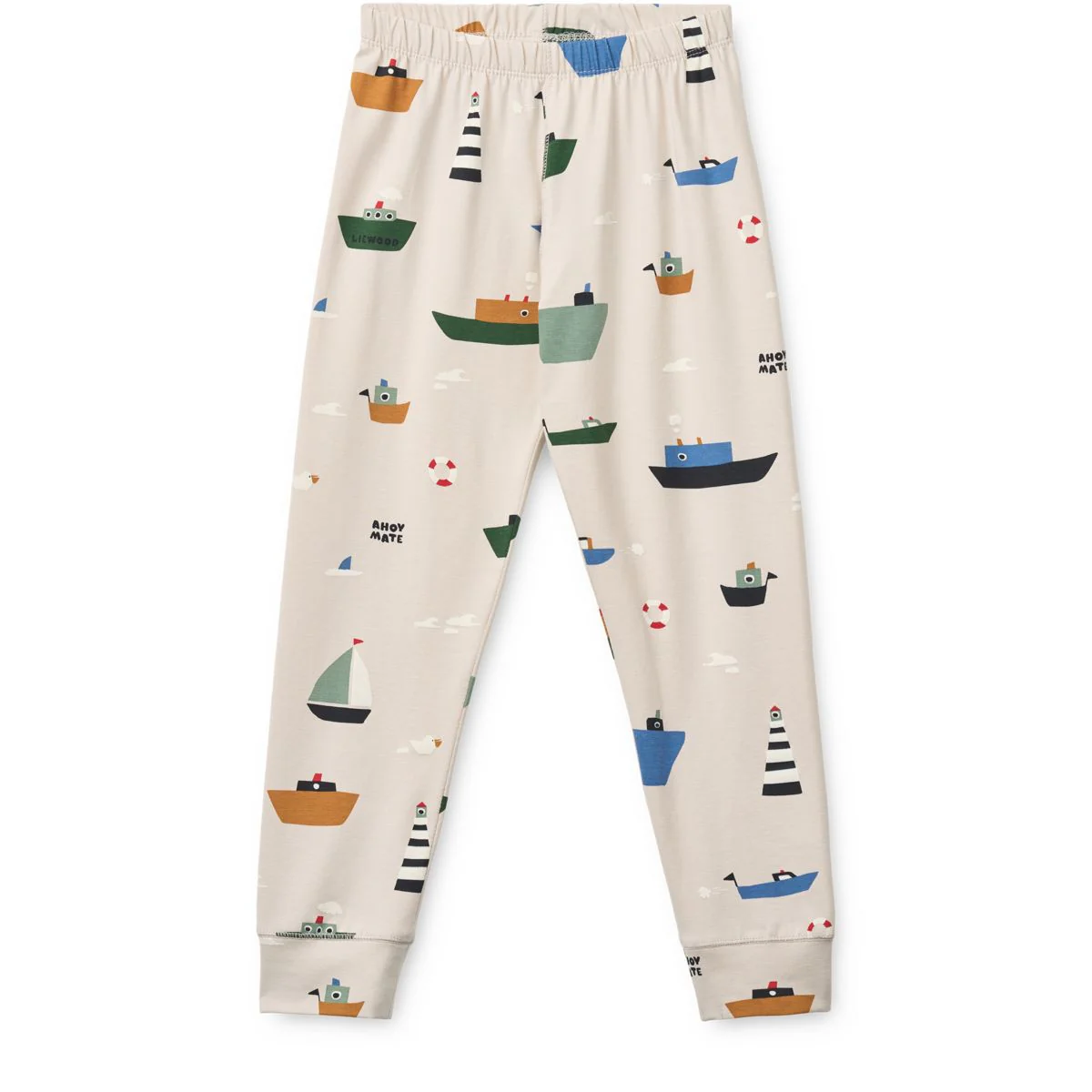 Wilhelm Printed Pyjamas Set - Sailing / Sandy - Image 3