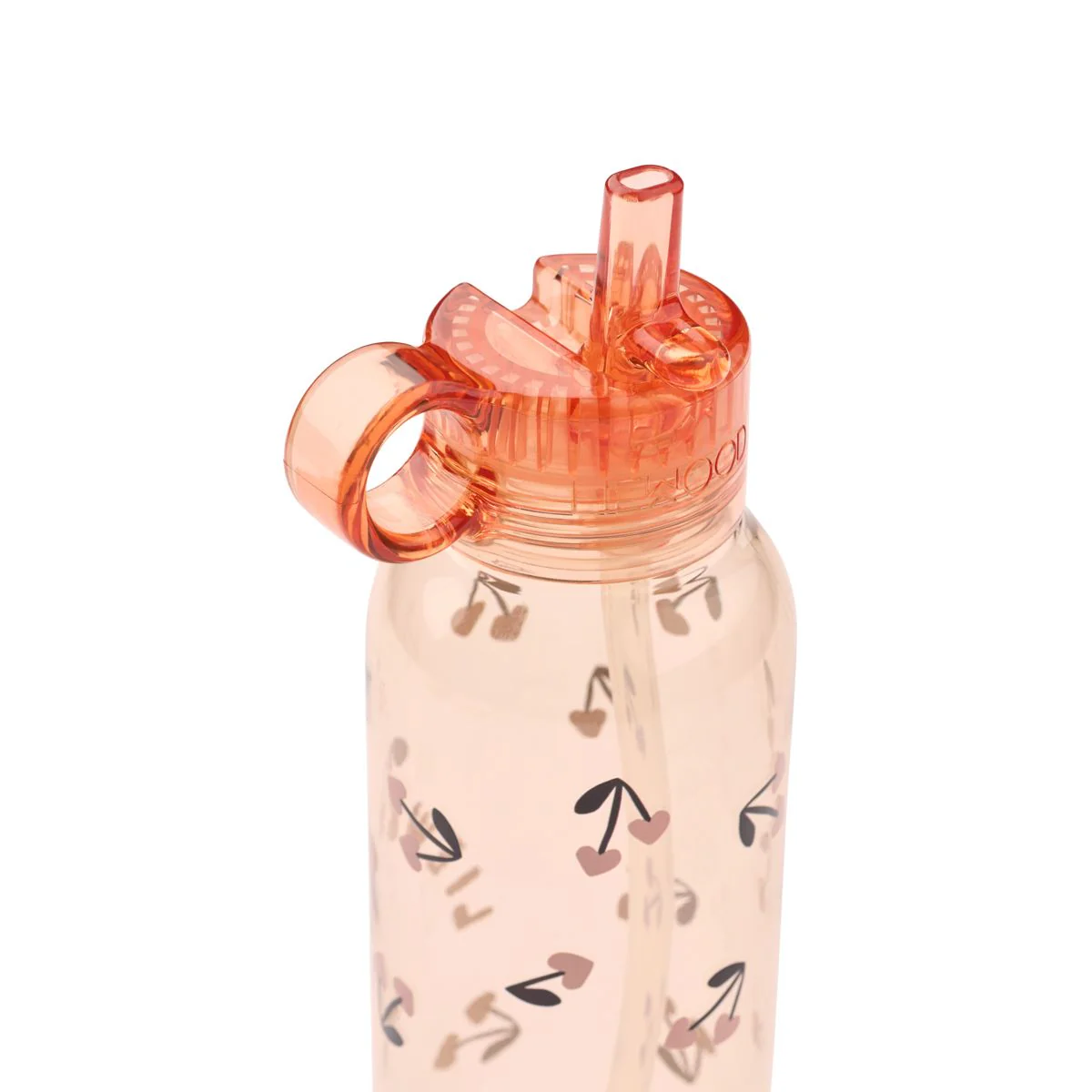 Yang Tritan Water Bottle 500 ml - Cherry heart / Rosey - Image 2