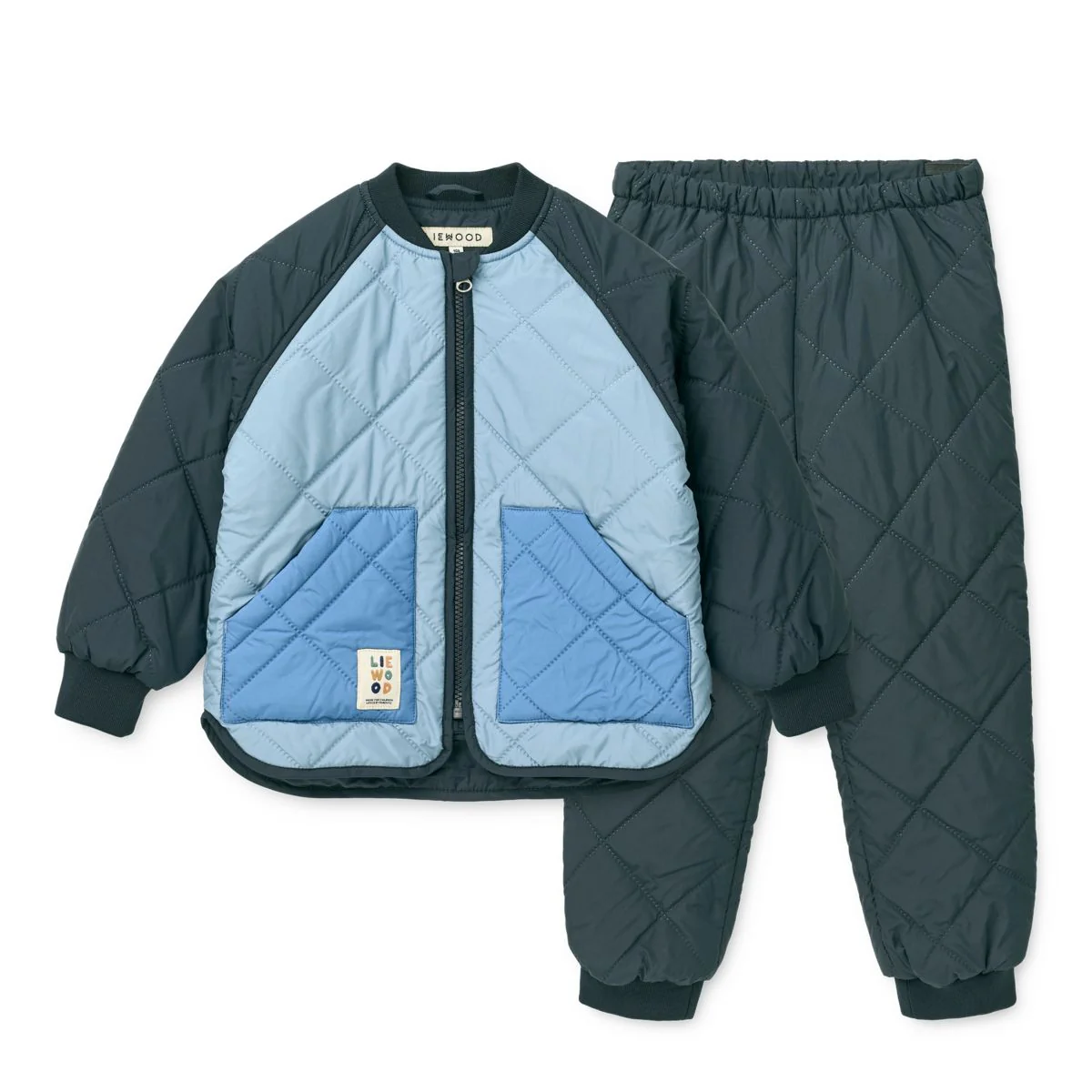 Zella Thermal Set - Beach blue / Classic navy / mix