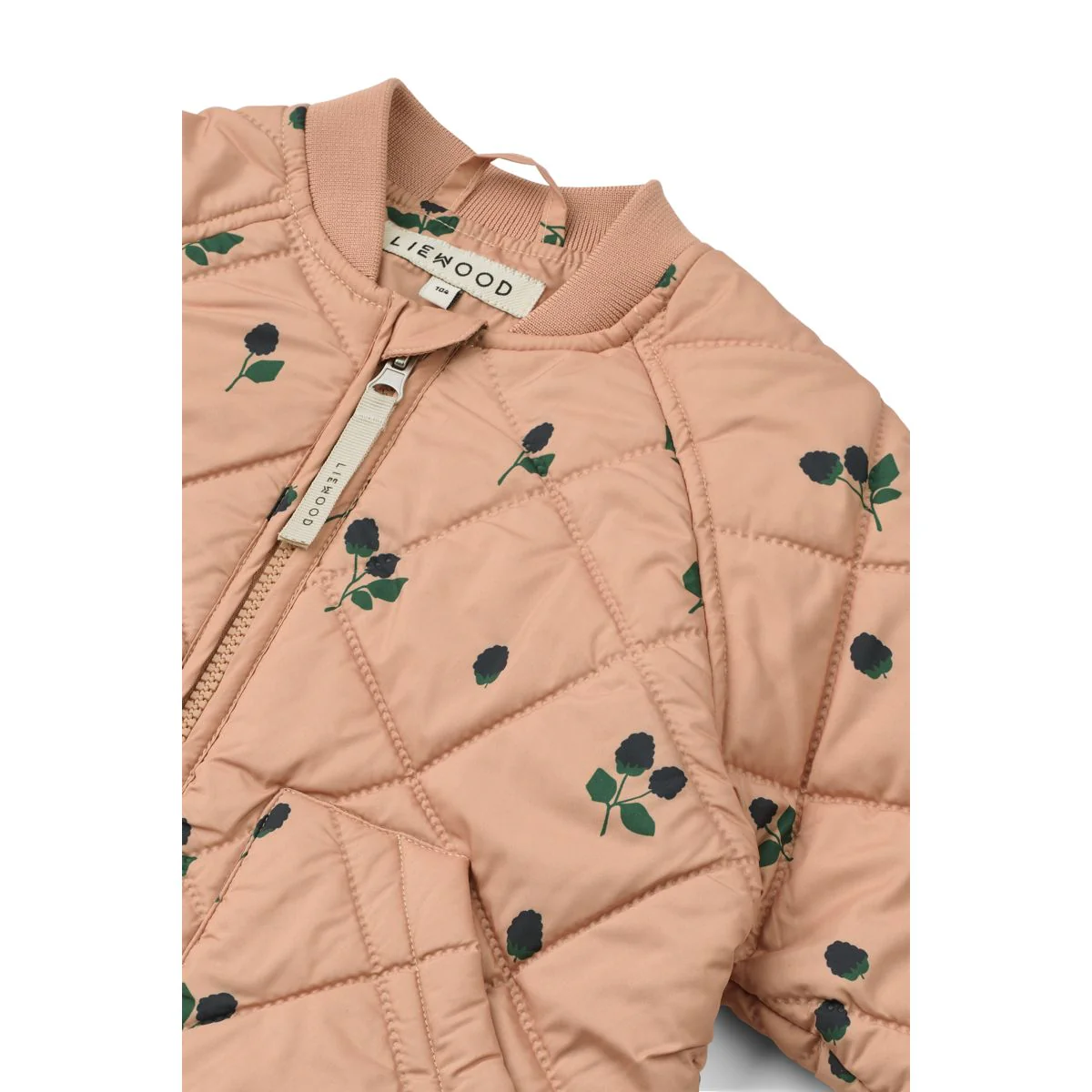 Zella Thermal Jacket - Berry / Pale tuscany / Embroidery - Image 3