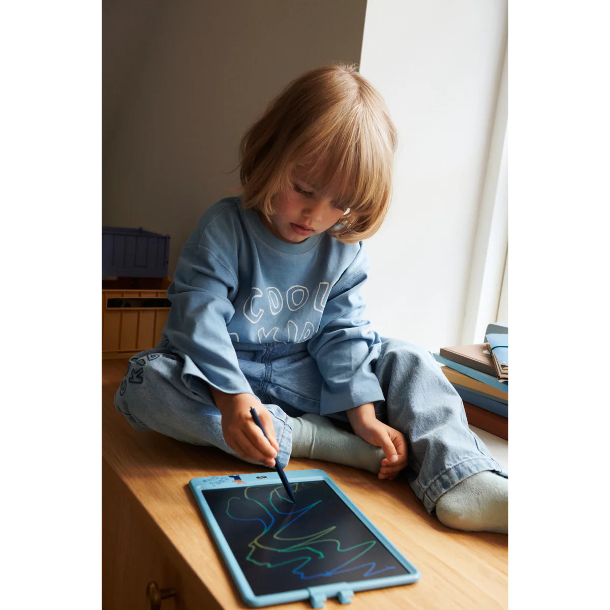 Zora LCD drawing board Tablet 10 inches - Tiger / Beach blue - Image 4